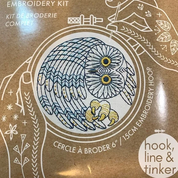Owl Embroidery Kits - Picture 4 of 5